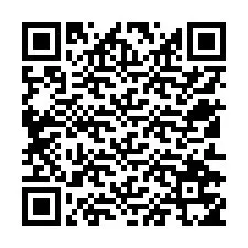 QR kód a telefonszámhoz +12512755744