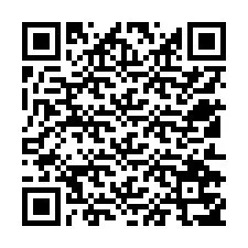 QR Code สำหรับหมายเลขโทรศัพท์ +12512757744