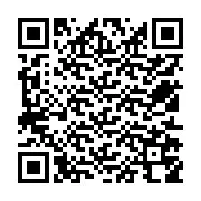 QR-код для номера телефона +12512758183