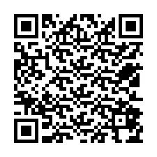 QR-код для номера телефона +12512874923