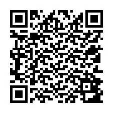 Codice QR per il numero di telefono +12512883618