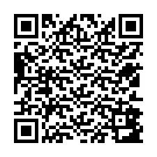 Codice QR per il numero di telefono +12512883812