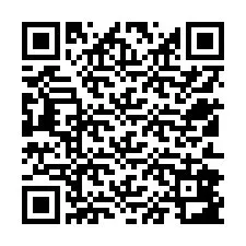 Kode QR untuk nomor Telepon +12512883814