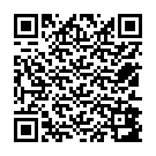 QR-koodi puhelinnumerolle +12512883817