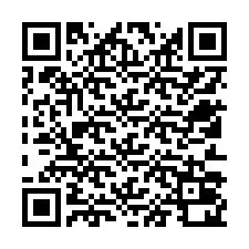 Código QR para número de telefone +12513020208