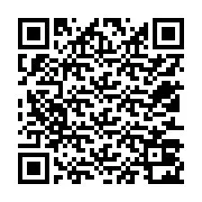 QR-code voor telefoonnummer +12513022989