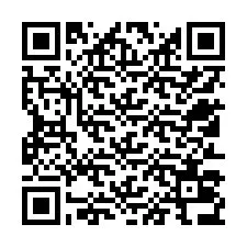 QR-Code für Telefonnummer +12513036568