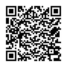 Kode QR untuk nomor Telepon +12513036657