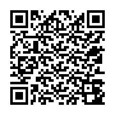 QR код за телефонен номер +12513042858