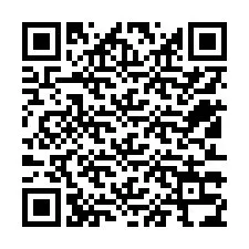 QR-Code für Telefonnummer +12513334421