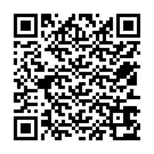 Codice QR per il numero di telefono +12513672813