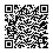 QR код за телефонен номер +12513674989