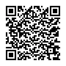 QR код за телефонен номер +12513676348