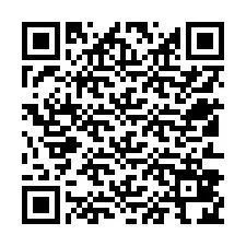 QR Code สำหรับหมายเลขโทรศัพท์ +12513824644