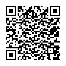 QR Code สำหรับหมายเลขโทรศัพท์ +12513876307