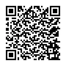 Kode QR untuk nomor Telepon +12514563589
