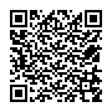 QR Code สำหรับหมายเลขโทรศัพท์ +12514758007