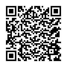 Código QR para número de teléfono +12514826341