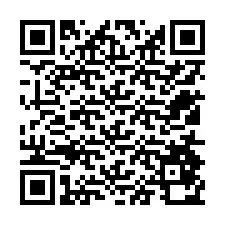 Código QR para número de teléfono +12514870785