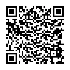 Kode QR untuk nomor Telepon +12514874882