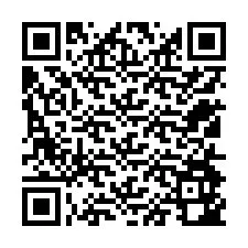 QR Code สำหรับหมายเลขโทรศัพท์ +12514942365