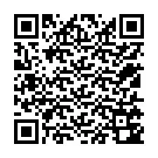 QR kód a telefonszámhoz +12515742451