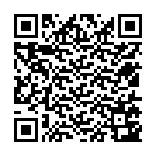 Código QR para número de teléfono +12515743542