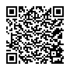 QR Code สำหรับหมายเลขโทรศัพท์ +12515823731