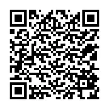 QR-код для номера телефона +12515824621