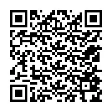 QR-Code für Telefonnummer +12515824765