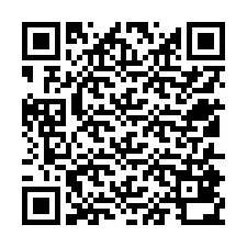 QR Code สำหรับหมายเลขโทรศัพท์ +12515830254