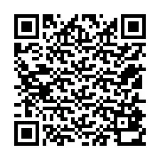 QR Code สำหรับหมายเลขโทรศัพท์ +12515830255