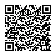 Codice QR per il numero di telefono +12515861799