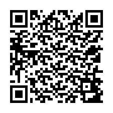 QR kód a telefonszámhoz +12516483458