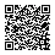 Código QR para número de teléfono +12516667053