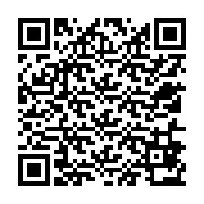 Codice QR per il numero di telefono +12516872008