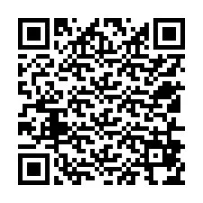 Codice QR per il numero di telefono +12516874424