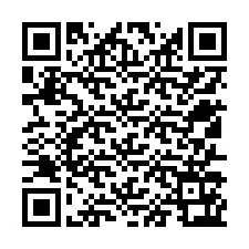 QR Code สำหรับหมายเลขโทรศัพท์ +12517163670