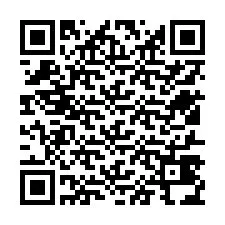 Kode QR untuk nomor Telepon +12517434842