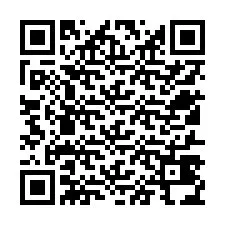 Kod QR dla numeru telefonu +12517434844