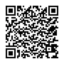 QR-Code für Telefonnummer +12517434846