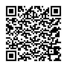 QR код за телефонен номер +12517434850