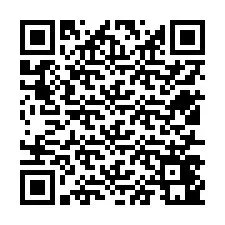 Kode QR untuk nomor Telepon +12517441692