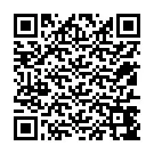 QR kód a telefonszámhoz +12517447451