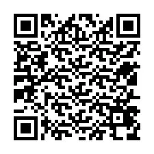 Codice QR per il numero di telefono +12517478662