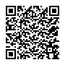 QR код за телефонен номер +12517544549