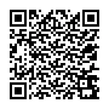 Código QR para número de teléfono +12517691908