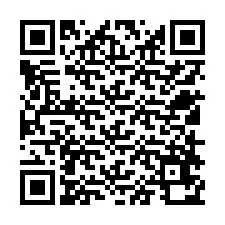 Kode QR untuk nomor Telepon +12518670664