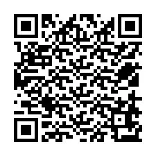 QR Code สำหรับหมายเลขโทรศัพท์ +12518673103