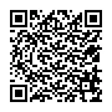 QR-koodi puhelinnumerolle +12518674502